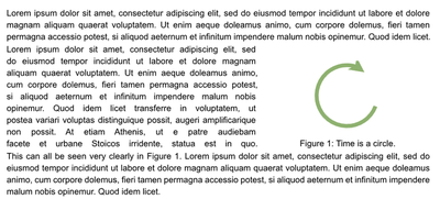 A second draft with some enhancements of wrapped text using a grid.
